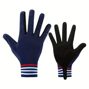 YKYWBIKE Long Full Finger Touch Screen Gel Sports Cycling Gloves, MTB Road Bike Riding Racing Gloves For Women Men