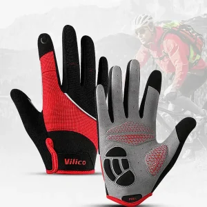 Tooluck Outdoor sports cycling gloves shock-absorbing wear-resistant touch screen cycling gloves