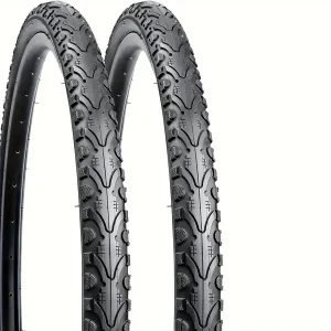 Mountain Bike Tires 26x1.75 - 1pc,2pcs Set, Directional Tread Open Tire, Durable Rubber for City Road Bicycles