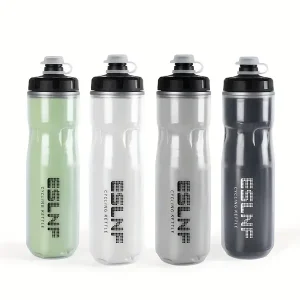 ESLNF Insulated Bike Water Bottle - 24.35oz, Squeeze-Top for Mountain & Road Cycling, Durable PP Material, Hand Wash Only