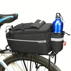 B-SOUL Mountain Bike Rear Camel Rack Bag, Riding Equipment, Large Capacity Rear Seat Bag